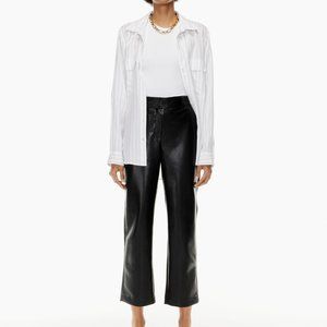 Aritzia Babaton Command Pant Cropped Regular Length Black Size 0